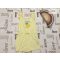 Primark 3-4 év 104 cm sárga, citrom mintás  pamut lány rövid playsuit újszerű,hibátlan