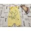Disney 9-12 hó 80 cm 11 kg sárga, fodros, Dumbo mintás pamut lány playsuit/ napozó-újszerű,hibátlan