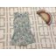 Peppa Pig 2-3 év 92-98 cm  halvány zöld, virág és Peppa mintás pamut lány playsuit újszerű,hibátlan