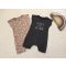 George 12  - 18 hó 86 cm bézs-szürke pöttyös pamut lány  playsuit- újszerű,hibátlan