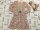 M§Co 8-9 év 134 cm rózsaszín, szürke szív mintás pamut lány ruha --újszerű,hibátlan