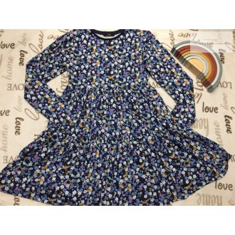 George 13-14 év 158-164 cm  kék, színes virágmintás pamut lány ruha - újszerű,hibátlan   George 13-14 év 158-164 cm  kék, színes virágmintás pamut lány ruha - újszerű,hibátlan