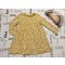 Mothercare 2- 3 év 92-98 cm sárga, fehér mintás  pamut lány ruha - újszerű,hibátlan
