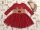 Next 18 - 24 hó 86-92 cm  rénszarvas mintás piros tüll szoknyás  pamut lány ruha -újszerű,hibátlan- karácsonyi
