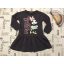 Disney 5-6 év 116 cm szürke, Minnie mintás vastagabb pamut lány ruha/ tunika újszerű,hibátlan