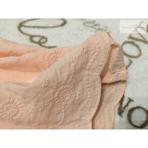 M§S 2 - 3 év 92-98 cm rózsaszín, alján madeirás alsószoknyás lány ruha - új,címkés