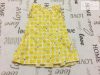 Tout Petit 6-9 hó 71 cm sárga mintás fodros vékony anyagú lány kis ruha- újszerű,hibátlan