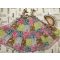 Next 8 év 128 cm patchwork - virágmintás vékony nyári lány ruha újszerű,hibátlan