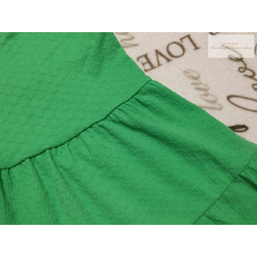 Matalan 7 év 122 cm zöld pamut  lány pántos ruha újszerű,hibátlan
