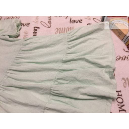 Zara 10 év 140 cm halvány zöld pamut lány nyári ruha - új, csak lecímkézve