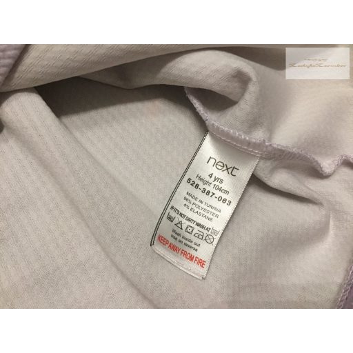 Next 4 év 104 cm  lila, virágmintás alkalmi/ elegáns lány ruha- újszerű,hibátlan