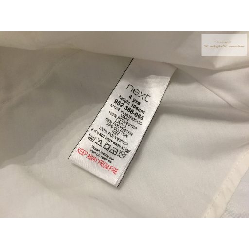 Next 4 év 104 cm   nagy virágmintás alkalmi/ elegáns lány ruha- újszerű,hibátlan 1 x viselt
