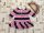 Ralph Lauren 9 hó 74 cm rózsaszín - kék csíkos pamut lány ruha - újszerű,hibátlan