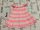 Primark 6-9 hó 74 cm UV rózsaszín - fehér csíkos alsószoknyás vékony nyári lány ruha  újszerű, hibátlan