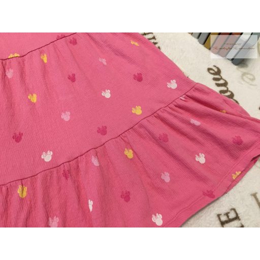 Disney at George 2-3 év 92-98 cm színes Minnie fej mintás pamut lány ruha újszerű,hibátlan