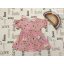 Matalan 9 -12 hó 74 -80 cm fodros ujjú, Peppa mintás pamut lány ruha- újszerű,hibátlan