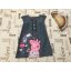 Peppa Pig 2-3 év 92-98 cm  szürke, Peppa mintás nagyon vékony anyagú lány ruha újszerű,hibátlan