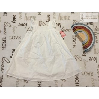   Matalan 2-3 év 98 cm fehér, madeirás alsószoknyás elegánsabbb lány ruha -új, címkés