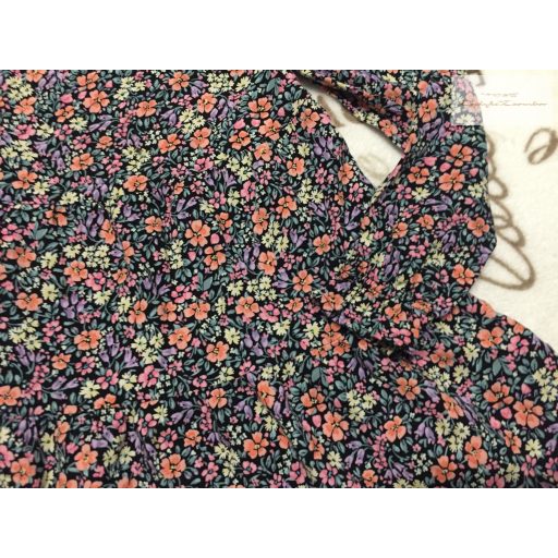 George 9-10 év 134-140  cm színes virág mintás vékony  pamut lány ruha-újszerű, hibátlan 