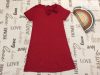 H§M 4-6 év 110-116 cm  piros csillogós alkalmi lány ruha-új, átnőtt, csak lecímkézve