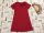 H§M 4-6 év 110-116 cm  piros csillogós alkalmi lány ruha-új, átnőtt, csak lecímkézve