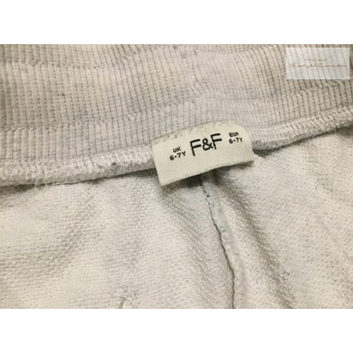 F§F 6-7  év 116-122 cm színes béka mintás pamut fiú rövidnadrág- újszerű,hibátlan
