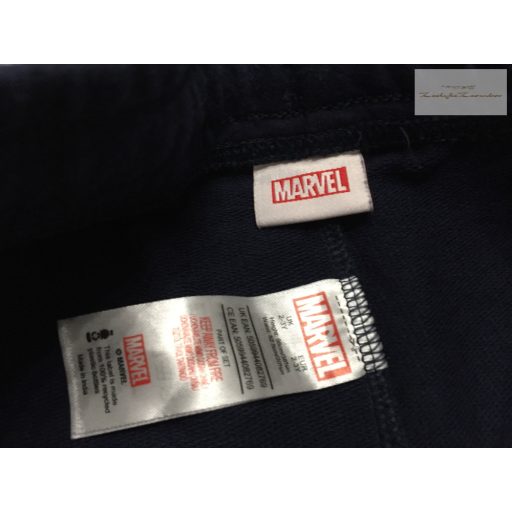 Marvel 2 -3 év 92-98 cm kék, Amerika kapitány feliratos pamut fiú rövidnadrág - újszerű,hibátlan