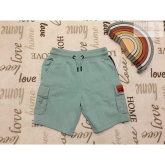   George 6-7 év 116-122 cm halvány zöld, oldalt zsebes pamut fiú rövidnadrág-  újszerű, hibátlan