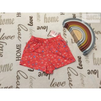   Mothercare 12 -18 hó 80-86 cm fodros, hal  mintás pamut lány rövidnadrág-új, címkés