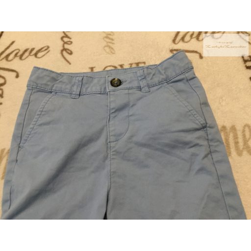 M§S 3-4 év 104 cm világoskék, alkalmi/ elegáns fiú chino rövidnadrág - újszerű,hibátlan
