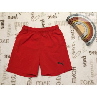   Puma 9-10 év 140 cm piros-fekete fiú sport rövidnadrág - újszerű,hibátlan