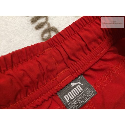 Puma 9-10 év 140 cm piros-fekete fiú sport rövidnadrág - újszerű,hibátlan