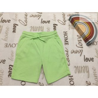   Primark 5-6 év 116 cm zöld pamut fiú rövidnadrág - újszerű,hibátlan