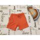 Mothercare 9-12 hó 80 cm narancssárga vékony pamut fiú rövidnadrág -újszerű,hibátlan