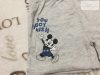 Disney at Primark 12 -18 hó 86 cm szürke, Mickey mintás vékony pamut fiú rövidnadrág újszerű,hibátlan