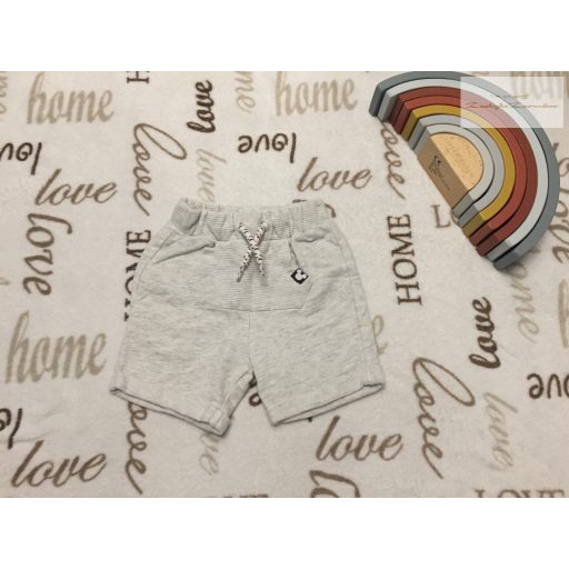 Disney at C§A 12-18 hó 86 cm szürke , Mickey mintás pamut fiú rövidnadrág- újszerű, hibátlan