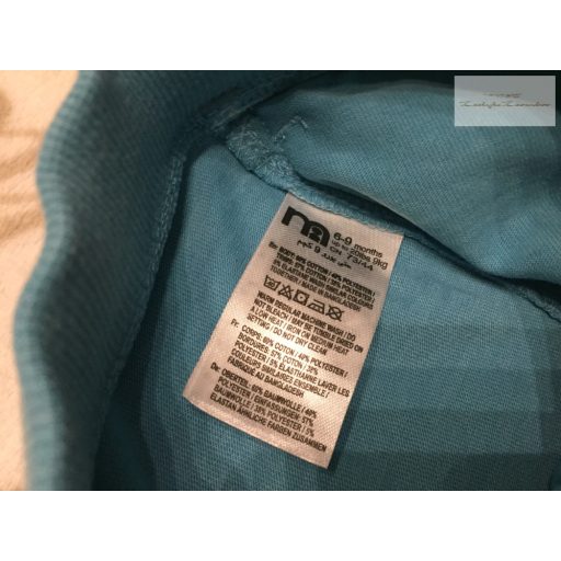 Mothercare 6-9 hó 9 kg kék pamut fiú rövidnadrág-újszerű,hibátlan
