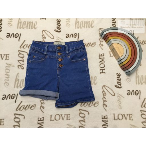 Denim 9 év 134 cm puha farmer lány rövidnadrág- újszerű,hibátlan