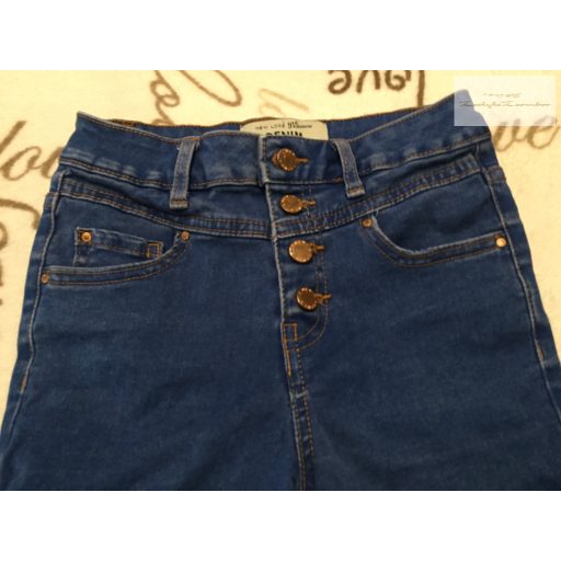 Denim 9 év 134 cm puha farmer lány rövidnadrág- újszerű,hibátlan