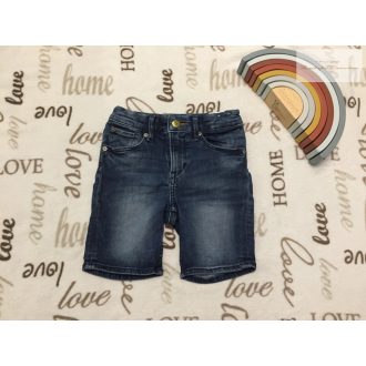   Denim 3-4 év 104 cm pamutos   farmer anyagú, sötétkék fiú rövidnadrág-újszerű,hibátlan