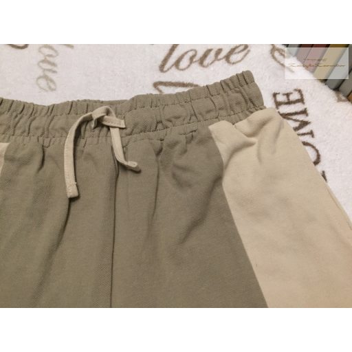 Matalan 7 év 122 cm khaki - bézs vékony pamut fiú rövidnadrág- új, csak lecímkézve