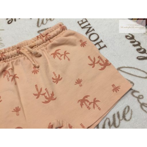 Matalan 2-3 év 98 cm pálmafa mintás pamut fiú rövidnadrág -újszerű,hibátlan