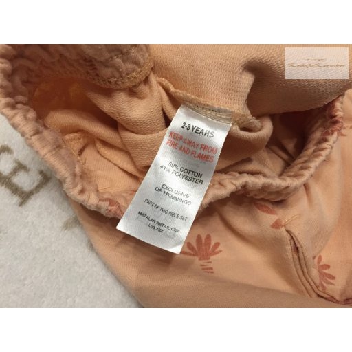 Matalan 2-3 év 98 cm pálmafa mintás pamut fiú rövidnadrág -újszerű,hibátlan