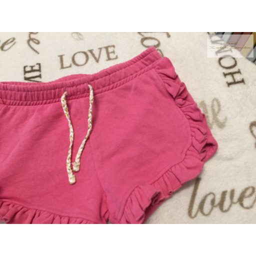 Matalan 5 év 110 cm  pink, fodros pamut lány rövidnadrág -újszerű,hibátlan