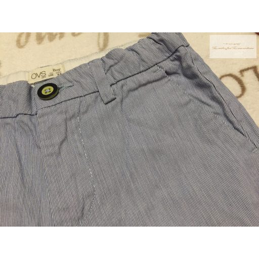 OVS 4-5 év 110 cm világoskék  elegáns/ alkalmi fiú rövidnadrág -  újszerű,hibátlan