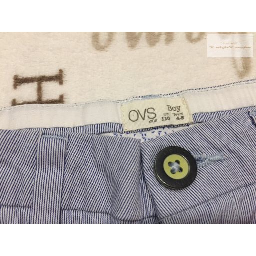 OVS 4-5 év 110 cm világoskék  elegáns/ alkalmi fiú rövidnadrág -  újszerű,hibátlan