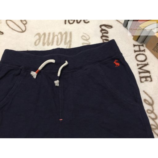 Joules 9-10 év 134-140 cm sötétkék vékonyabb pamut fiú rövidnadrág-újszerű,hibátlan