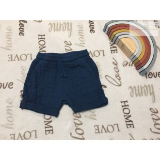   George 18  - 24 hó  86 - 92 cm sötét kékeszöld puha duplagéz fiú rövidnadrág -újszerű,hibátlan