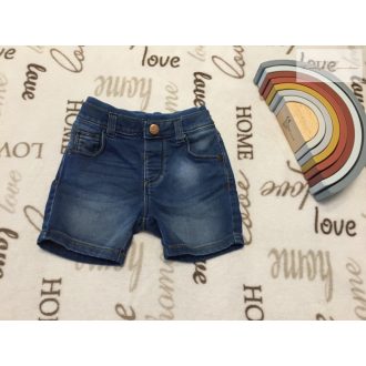   Mothercare 12 -18 hó 80-86 cm puha pamutos farmer fiú rövidnadrág-újszerű,hibátlan