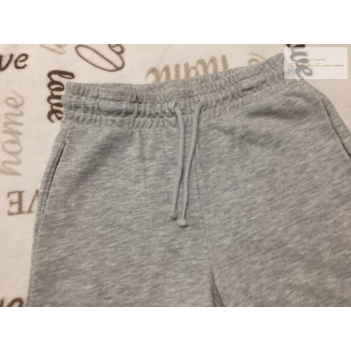 H§M 7-8 év 128 cm szürke pamut fiú rövidnadrág - újszerű,hibátlan